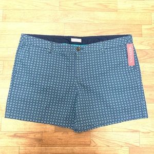 Merona New blue diamond patterned shorts